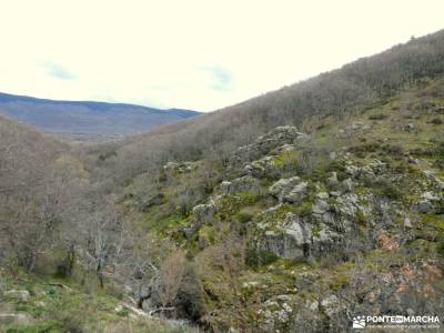 Presa de el Artiñuelo y Carro del Diablo; federacion escalada geografica senderismo castillo de prie